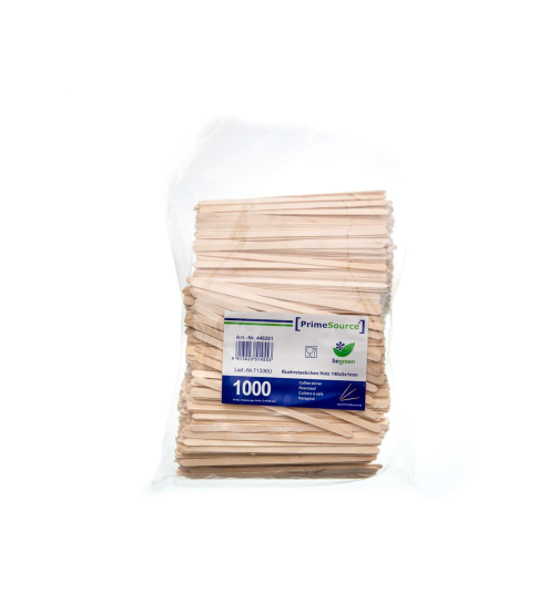 Rührstäbchen Holz 140mm  1000 Stück