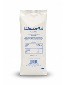 Wonderful Vanille Milch 1000 g