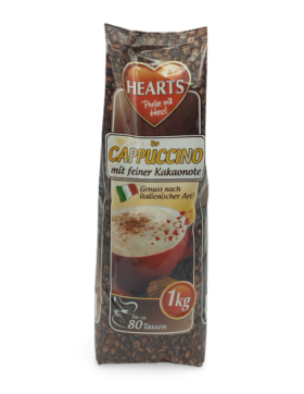 Hearts Cappuccino mit feiner Kakaonote 1000 g