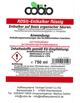 RDS - Kaffeemaschinenentkalker flüssig mit...