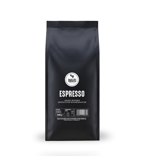 Matteo Kaffee Espresso ganze Bohne 1000 g