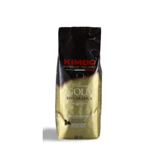 Kimbo Espresso Aroma Gold 100 % Arabica 500 g Kaffee - ganze Bohnen