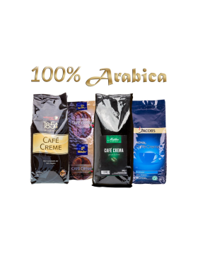 Probierpaket Kaffee 100 % Arabica ganze Bohnen