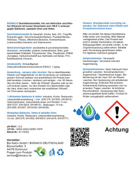 BioNaco Komplettset Hygiene und Desinfektionsmittel