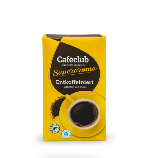 Caféclub entkoffeiniert gemahlen 500 g