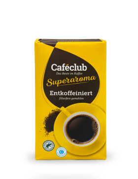 Caféclub entkoffeiniert gemahlen 500 g