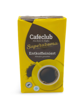 Caféclub entkoffeiniert 500 g gemahlen