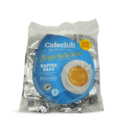 Caféclub Supercreme Naturmild Pads (100 Stück)