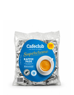 Caféclub Supercreme Naturmild Pads (100 Stück)