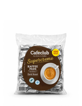 Caféclub Supercreme Dark Roast Pads (100 Stück)