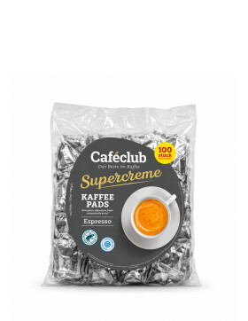 Caféclub Supercreme Espresso Pads (100 Stück)