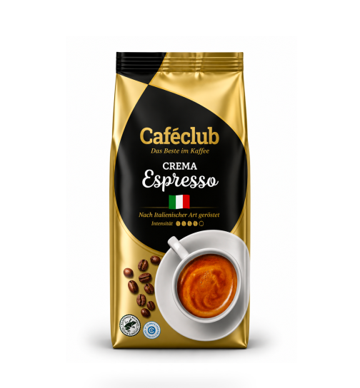 Caféclub Crema Espresso ganze Bohnen 1000 g