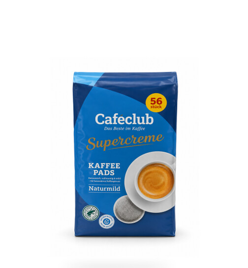 Caféclub Supercreme Naturmild Pads (56 Stück)