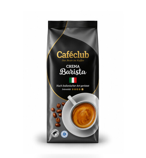 Caféclub Crema Barista ganze Bohnen 1000 g