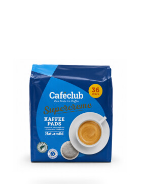 Caféclub Supercreme Naturmild Pads (36 Stück)