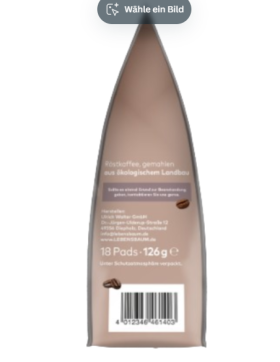 Lebensbaum Espresso Minero Kaffeepads 18 x 7 g Bio (DE-ÖKO-006)