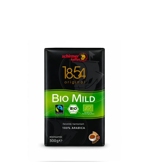 Schirmer Kaffee Fairtrade Bio Mild gemahlen 500g (DE-ÖKO-006)